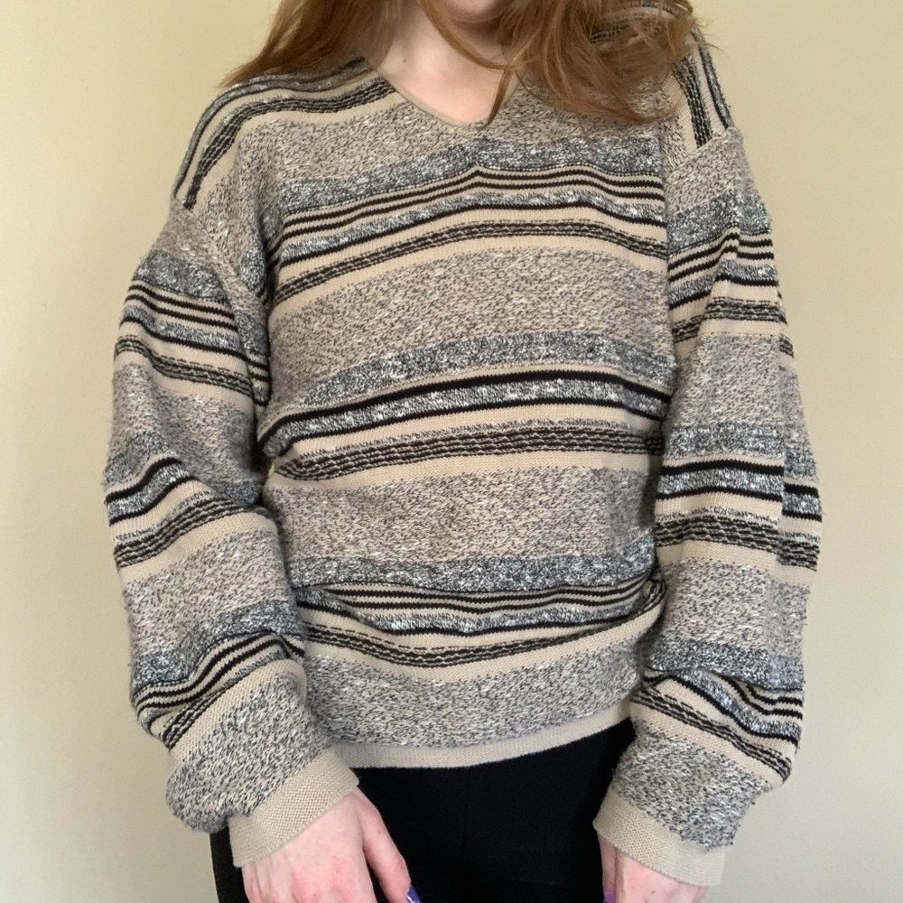 Patterned Crewneck/Sweater